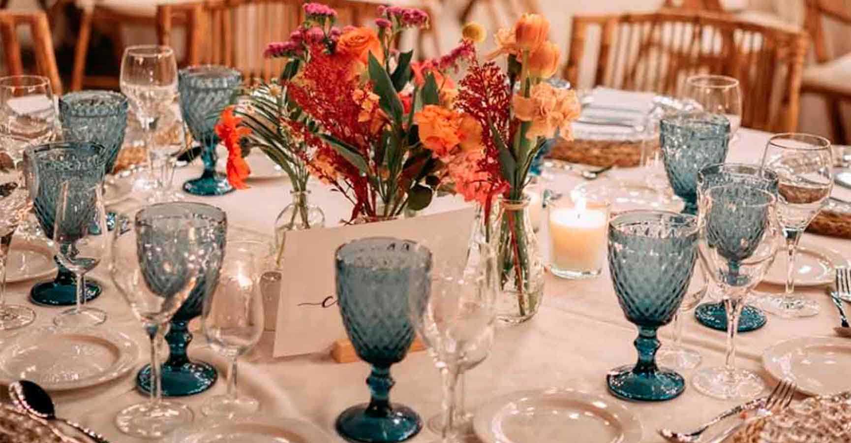 decoración mesas de boda